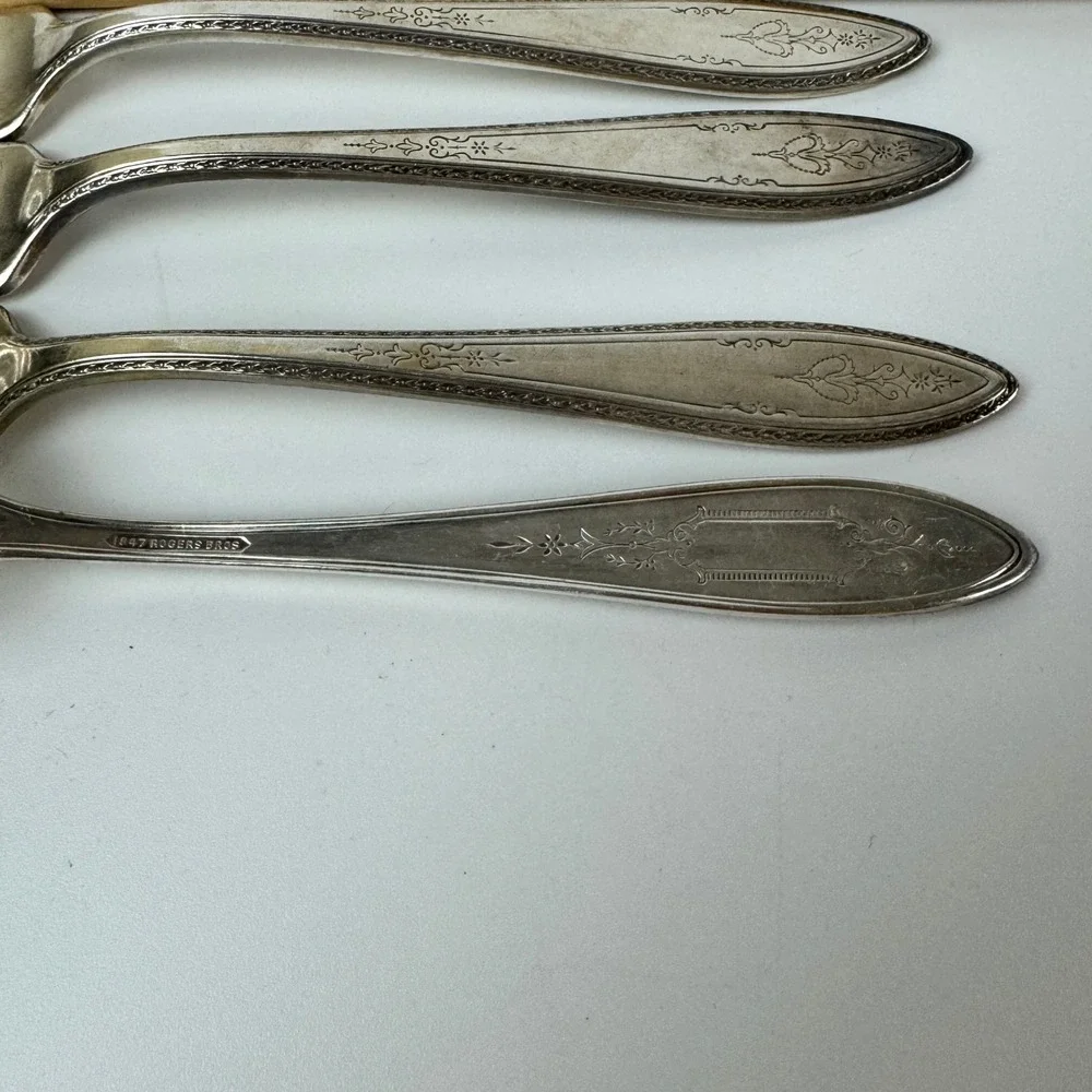 1847 Rogers Bros set four
